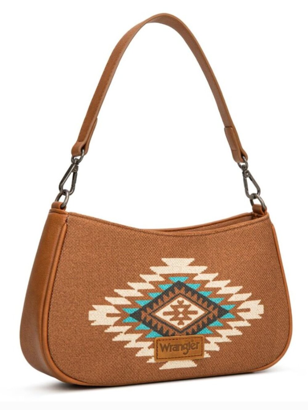 Wrangler Western Brown Shoulder Bag for Women Small Purse Aztec Hobo Bag HandBag